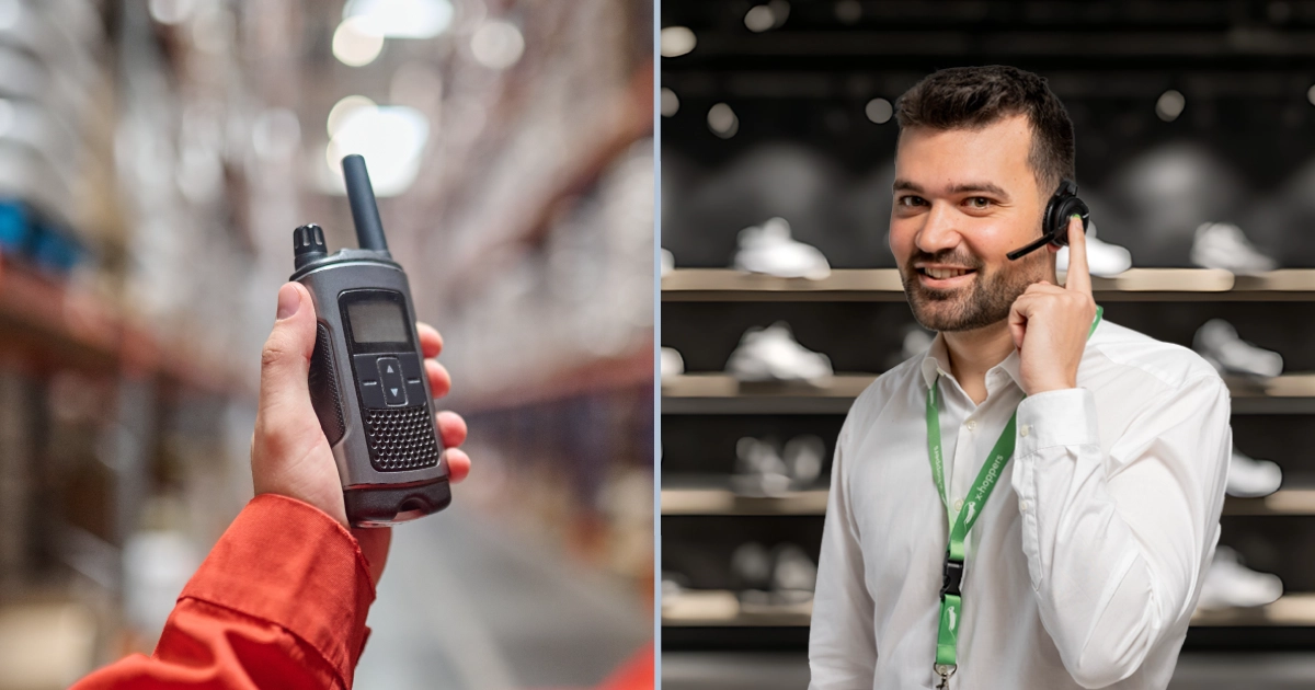 Retail walkie‑talkies vs. modern store communication headsets