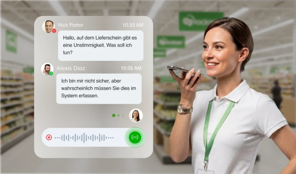 Manage the strore conversation - DE