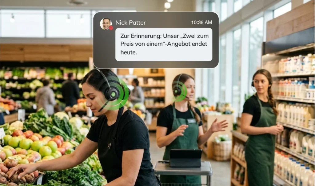 Real-time broadcast communication - DE