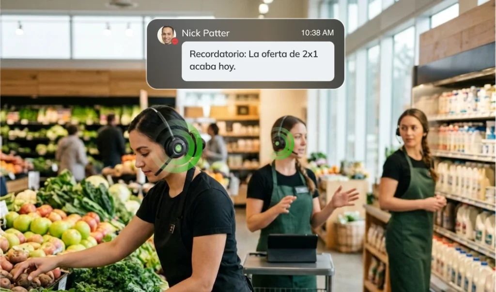 Real-time broadcast communication - ES
