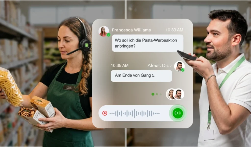 store conversation - DE