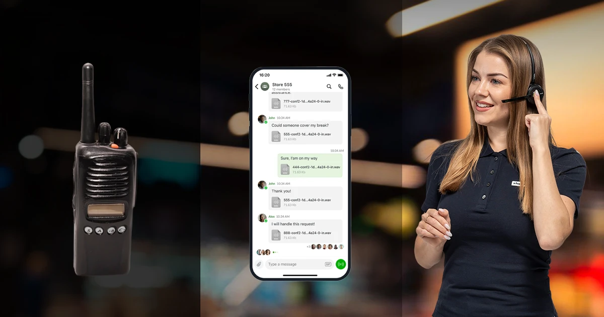 Push-to-talk devices for retail - How to choose the right type - x-hoppers Blog